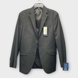 Reaction Kenneth Cole Black Sport Coat Classic Fit